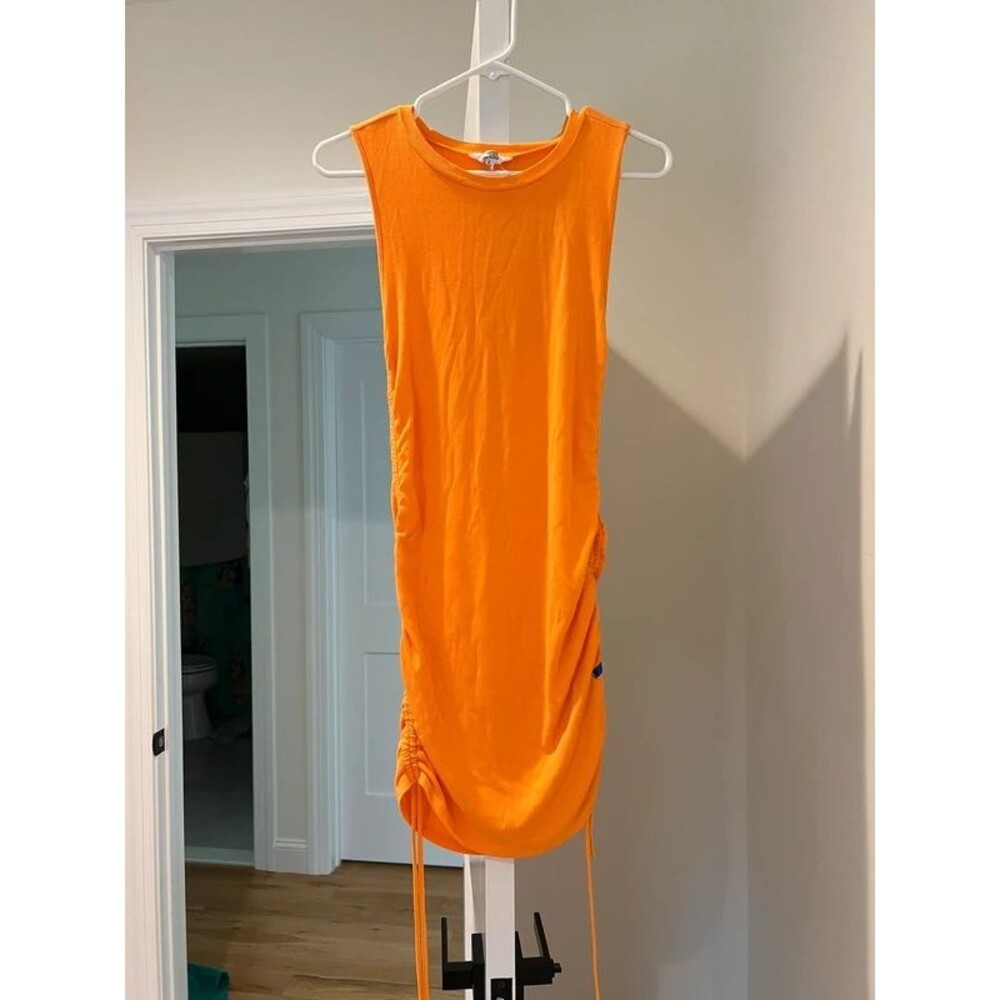Steve Madden Sleeveless Ruched Bodycon Mini Dress